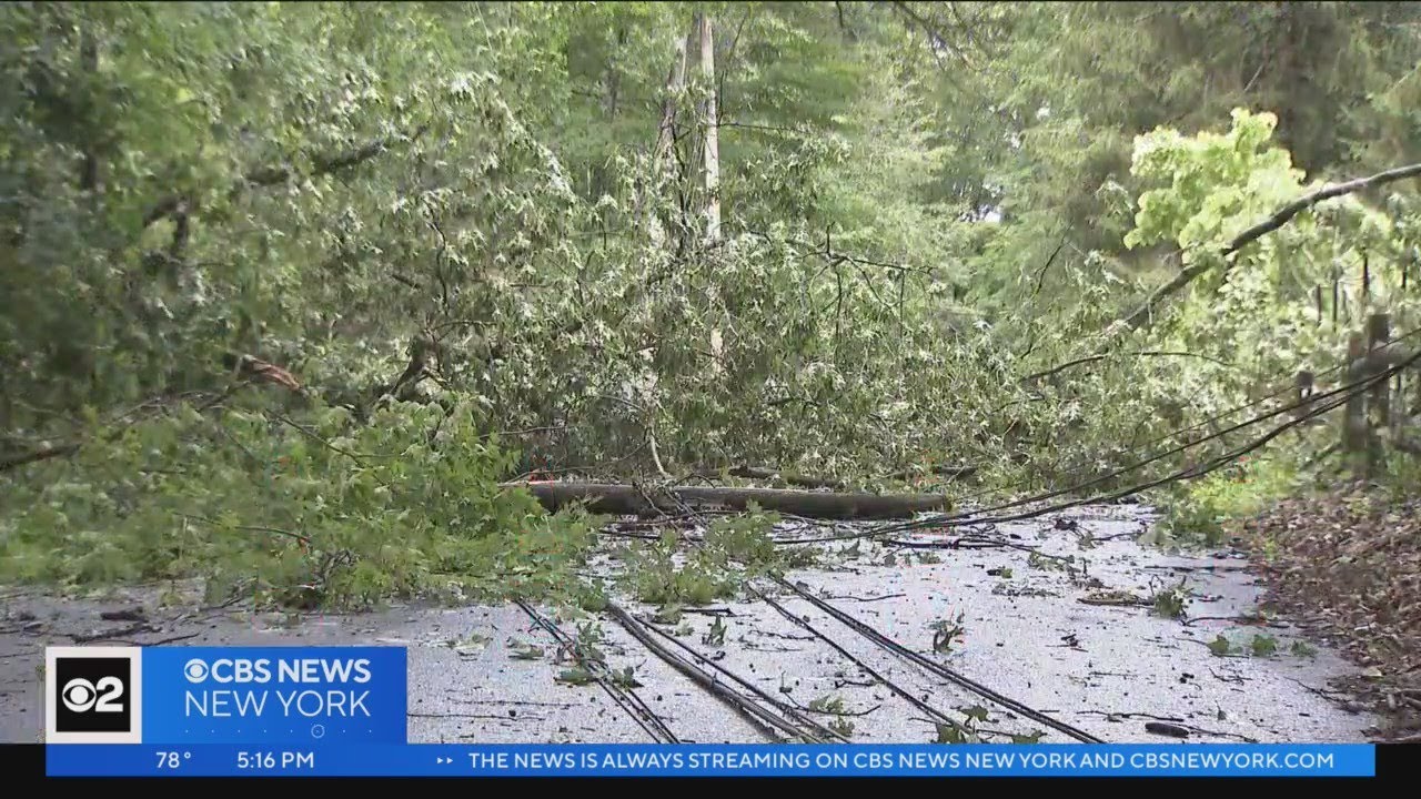 Cleanup continues in Yorktown Heights following powerful storm on Monday