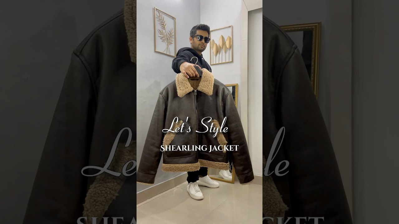 H&M Jacket Outfit For Men | H&M Shearling Jacket