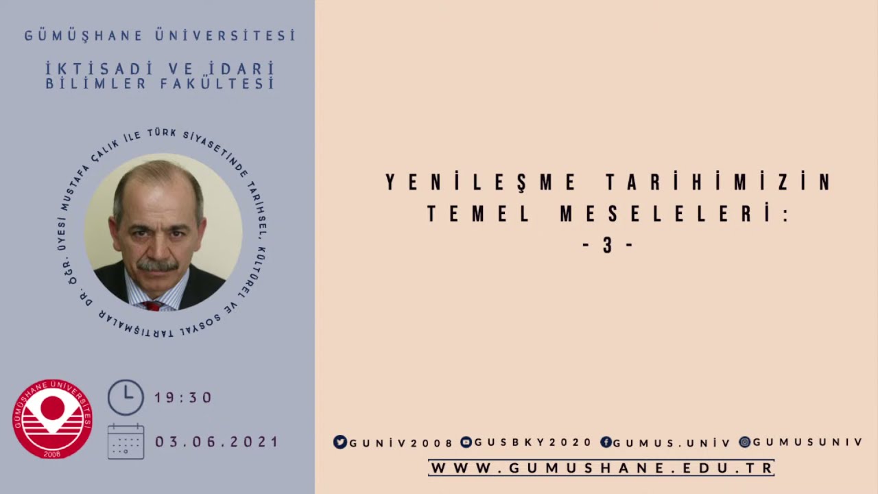 Dr. Öğr. Üyesi Mustafa ÇALIK ile Türk Siyasetinde Tarihi, Kültürel ve Sosyal Tartışmalar