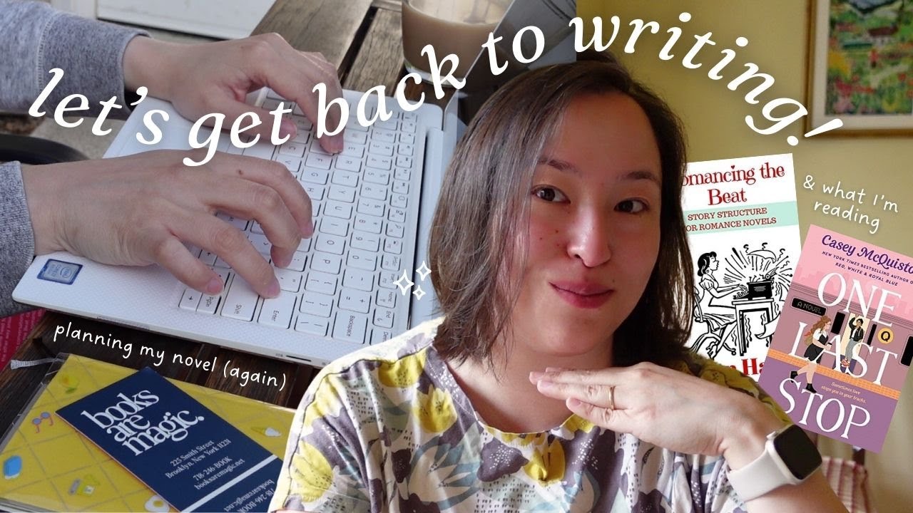 Back to working on & planning my novel (again), Romancing the Beat, & writing updates 📗✨ a vlog