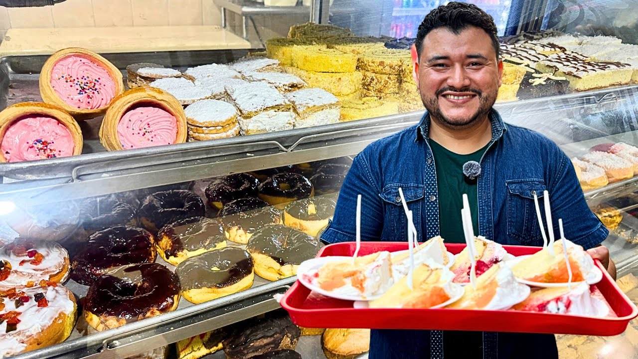 DELICIOSO PAN DULCE ECONÓMICO en el CENTRO HISTÓRICO DE SAN SALVADOR | Regalamos pastel