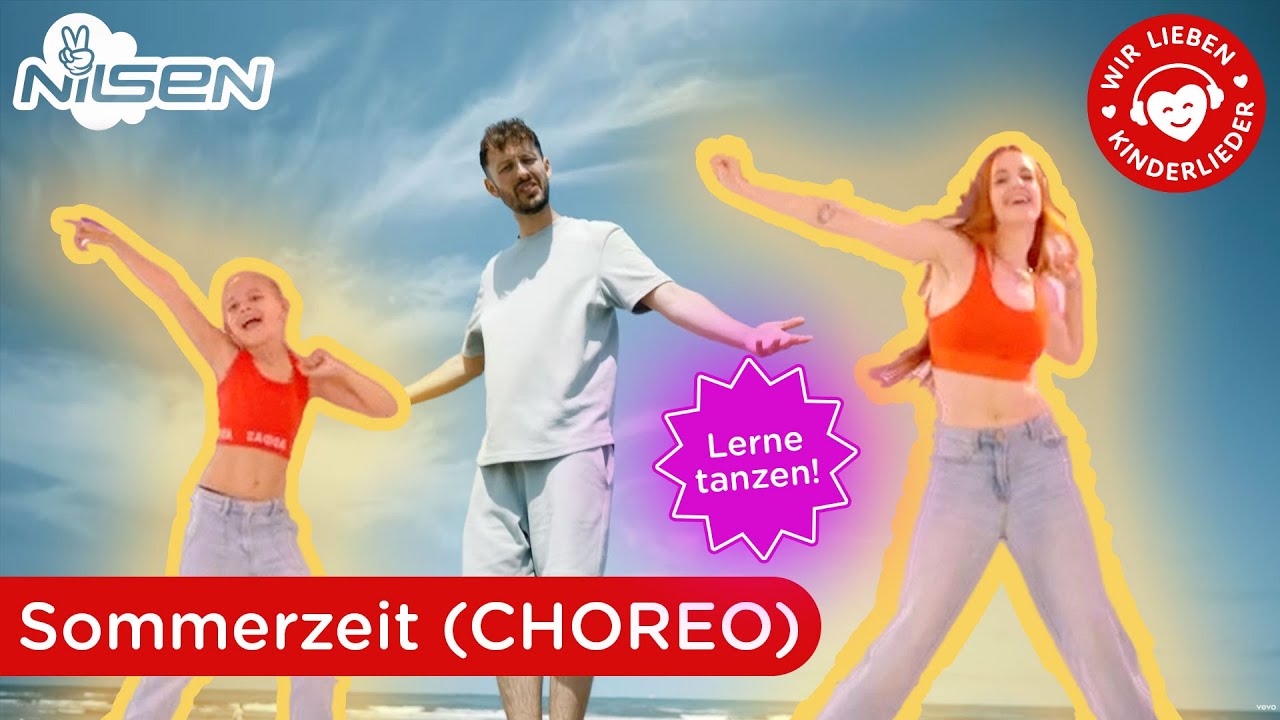 Dance Choreografie für Kinder zum Mittanzen | Nilsen – «Sommerzeit» | D!'s Dance Club