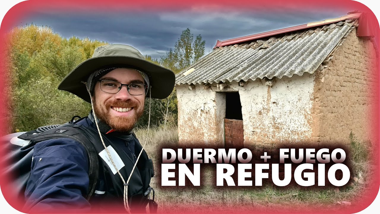 ✅ Pernocta en REFUGIO o cabaña de montaña ¿BUSHCRAFT? - Viaje en kayak #13