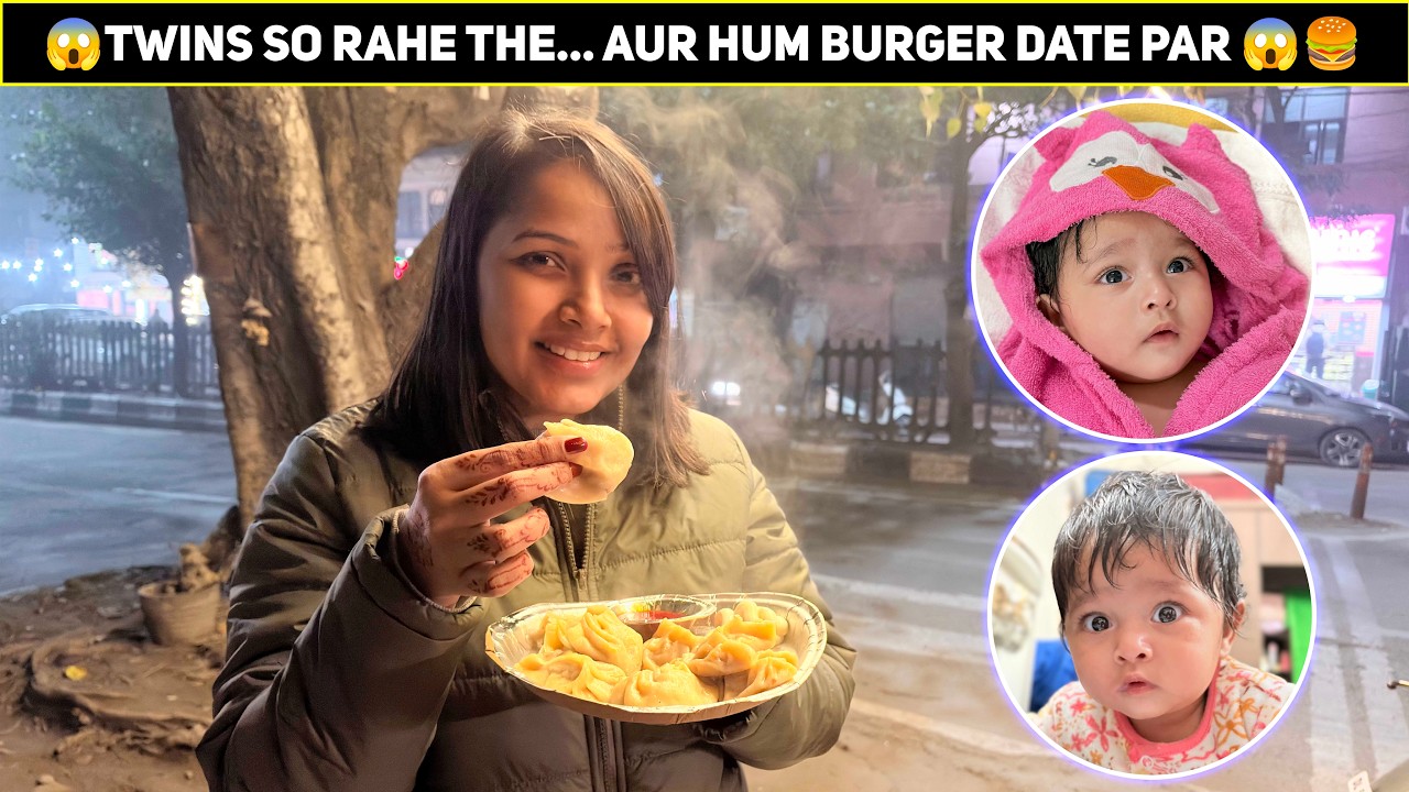 Twins Ghar Par… Aur Hum Bahar 😳 | Parents Night Out | New Daily Vlog
