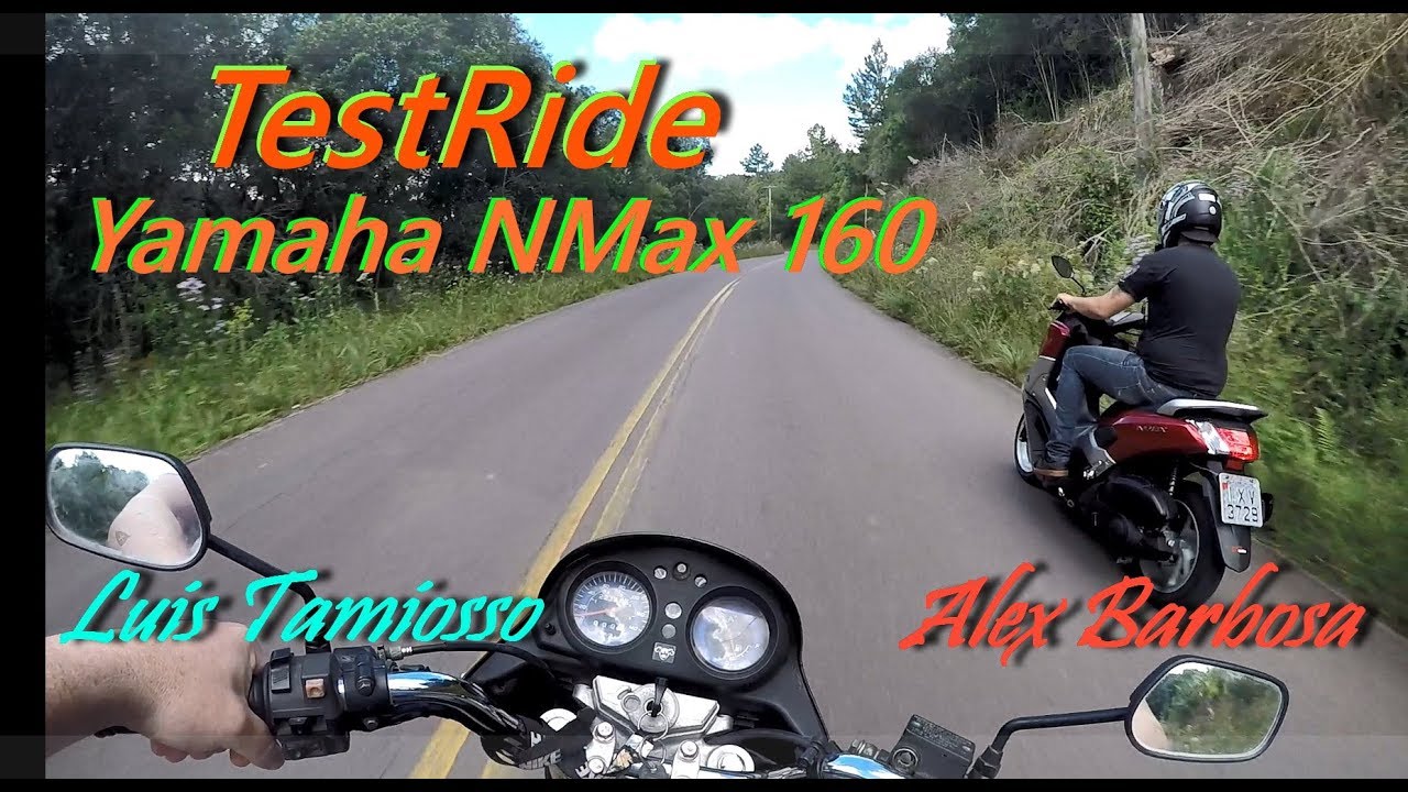 TestRide da Yamaha NMax 160 Alex Barbosa & Luis Tamiosso (parte1)