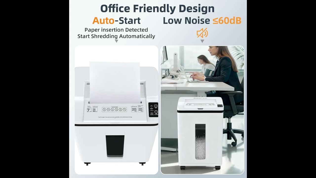 Boyuevi 200-Sheet Auto Feed Paper Shredder Review – Heavy Duty Home Office Shredder