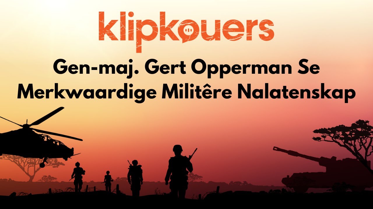 Bosoorlog Episode 3: Generaal-majoor Gert Opperman