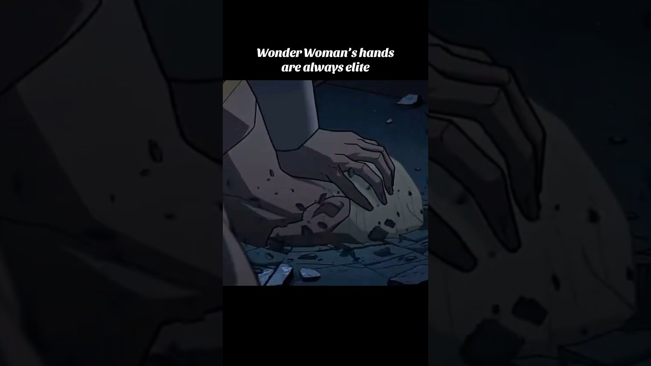 Wonder Woman&rsquo;s hands are Elite #wonderwoman #justiceleague #shorts #justiceleague