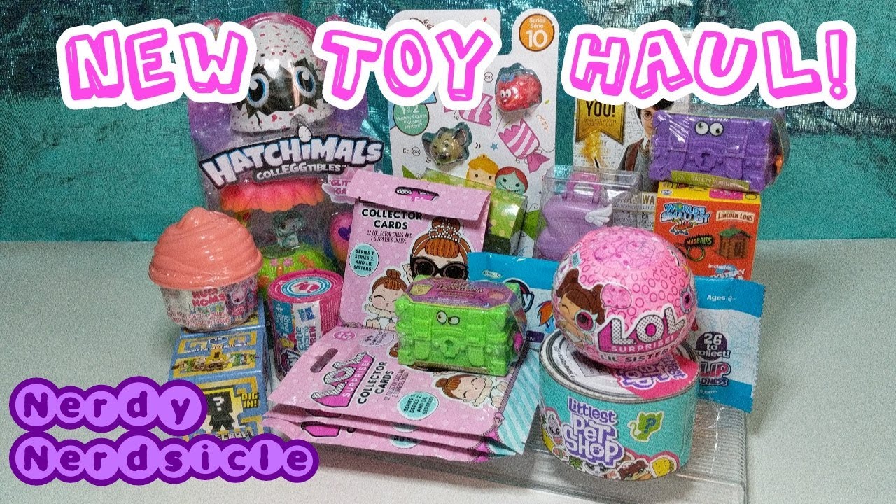 New Toy Haul - LOL, Hatchimals, Num Noms, Harry Potter, Tsum Tsum, LPS, Shopkins, MLP, Minecraft