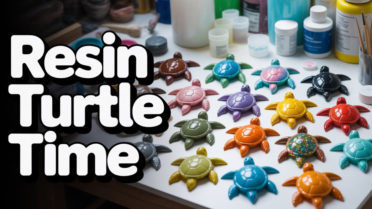 Resin Turtle Twins And Lots Of Resin Extras