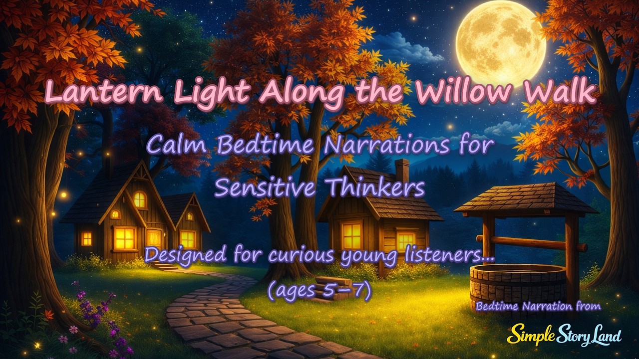 Fall Night 1 🍂 Relaxing Evening Narration 📚 Cozy Fall Bedtime — Gentle Night Reflection 🤍 #Leaves