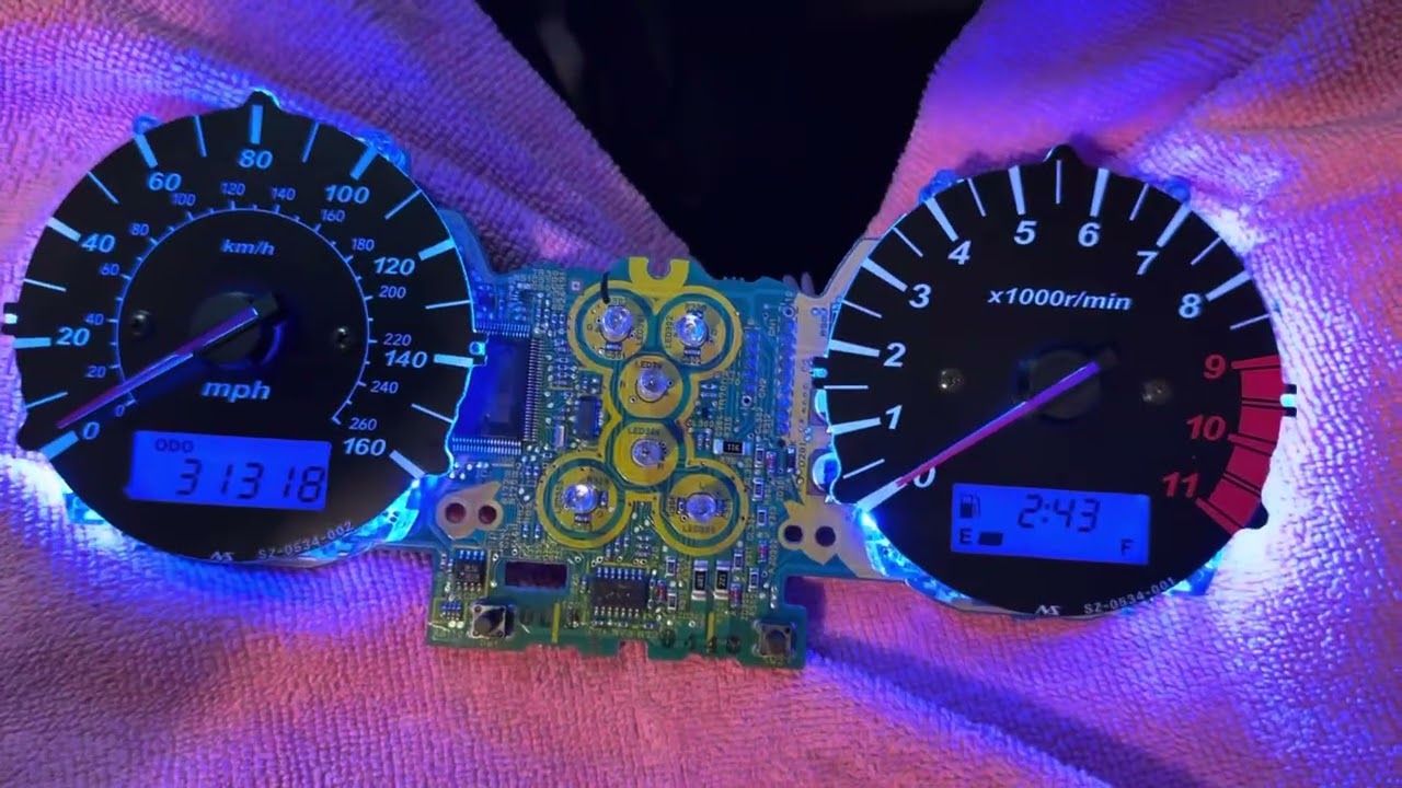 GSX1400 clock test post repair. 