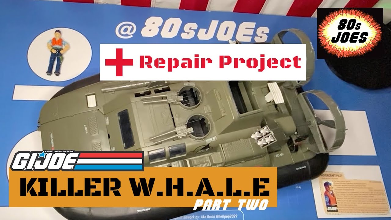 REPAIR FAIL: G.I. JOE KILLER WHALE GOES BELLY UP