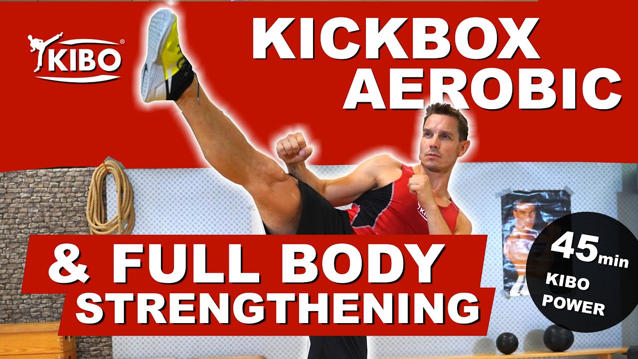 KIBO Kickbox Aerobic Cardio & Full Body Strengthening 55min by Dr. Daniel Gärtner (English)