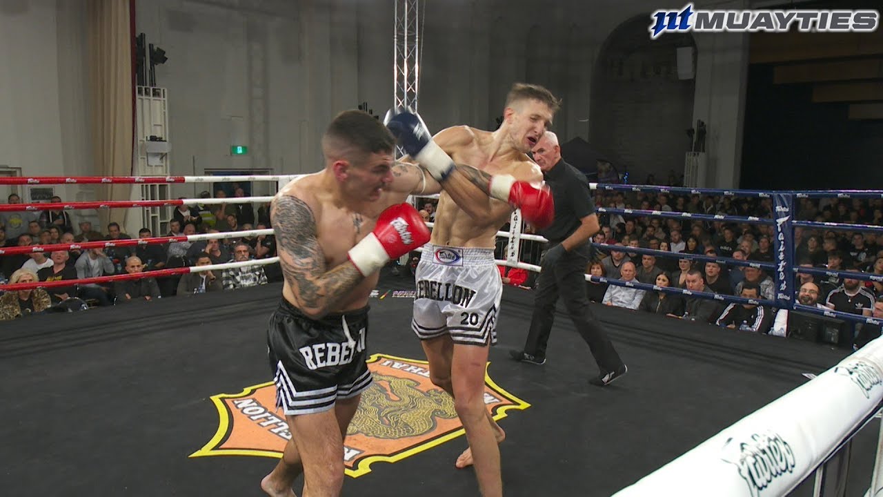 Muay Thai - Toby Smith vs Jakub Benko, Rebellion Muay Thai, 18.8.18.