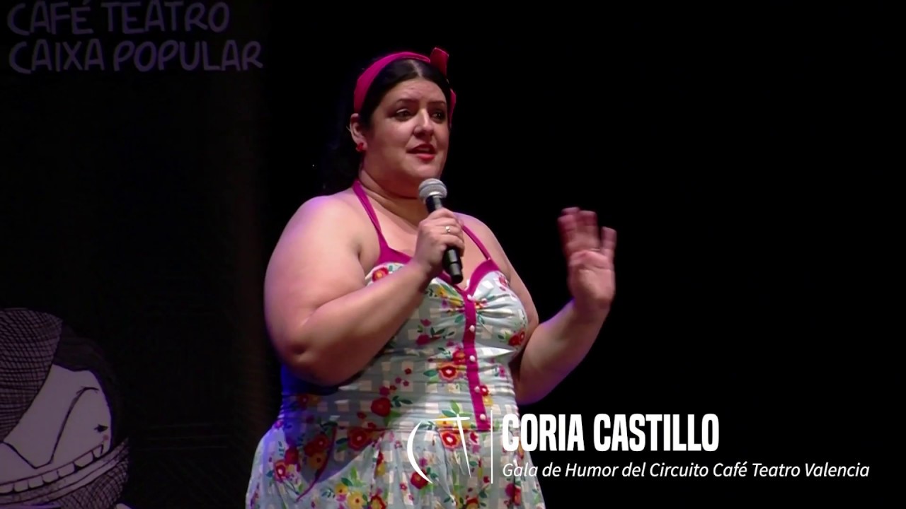 Coria Castillo en la Gala de clausura de la 18 temporada del Circuito Caf&eacute; Teatro Valencia