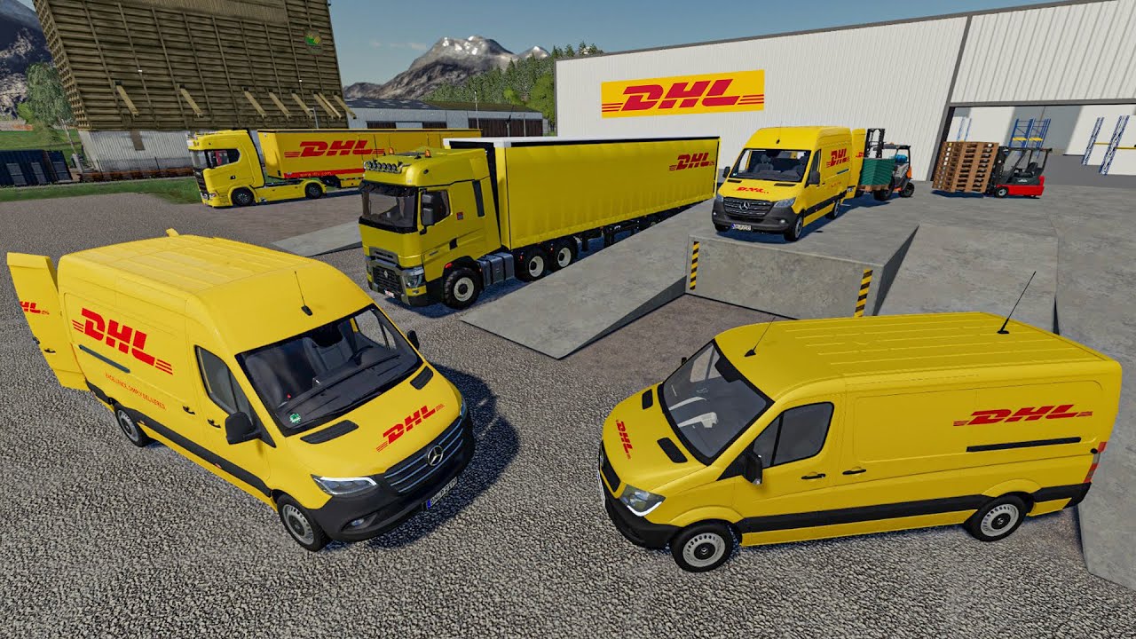 Dans la peau d'un Livreur DHL sur FS 19 (Colis Fragiles, canap&eacute; &agrave; moteur et Mini voitures)