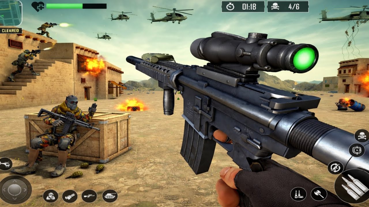 Robot Commando FPS Shooter  🥶| Anti-Terrorist Strike Gameplay Android
