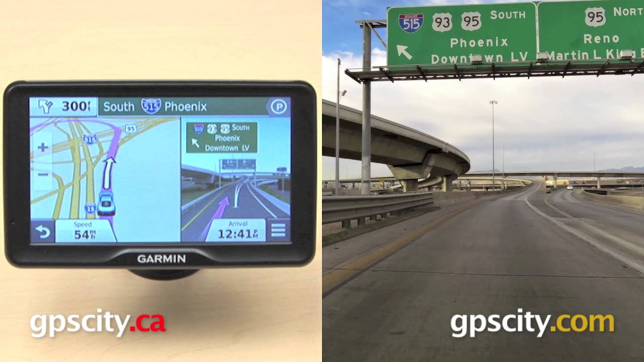 Garmin nuvi 2797LMT: photoReal Junction View Street Sign Comparison