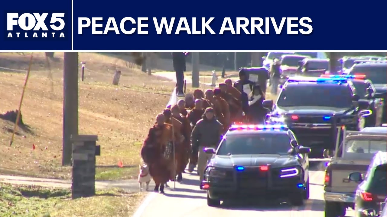Monks' Walk for Peace arrives in Decatur | FOX 5 News