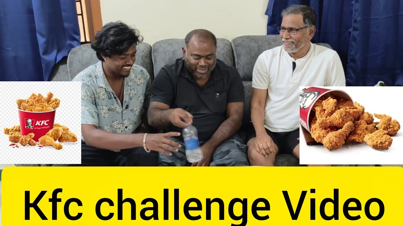 KFC🍗🍟🍔 challenge || மாஸ் மாரியா👊pmr ஆ👊நடுவர் || மீசை மணி🤣🤣 #trending #kfc 