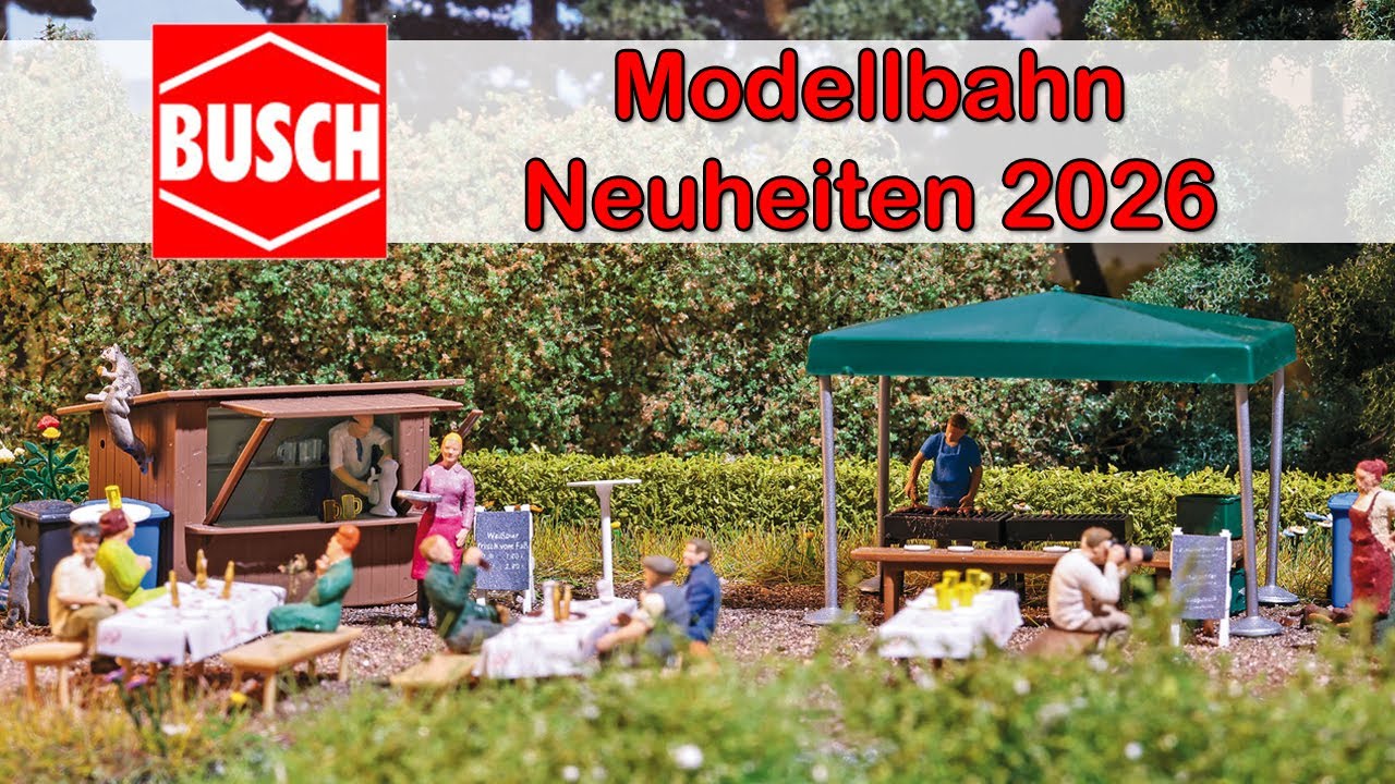 Busch Modellbahn Neuheiten 2026 | Spur H0, TT und 0