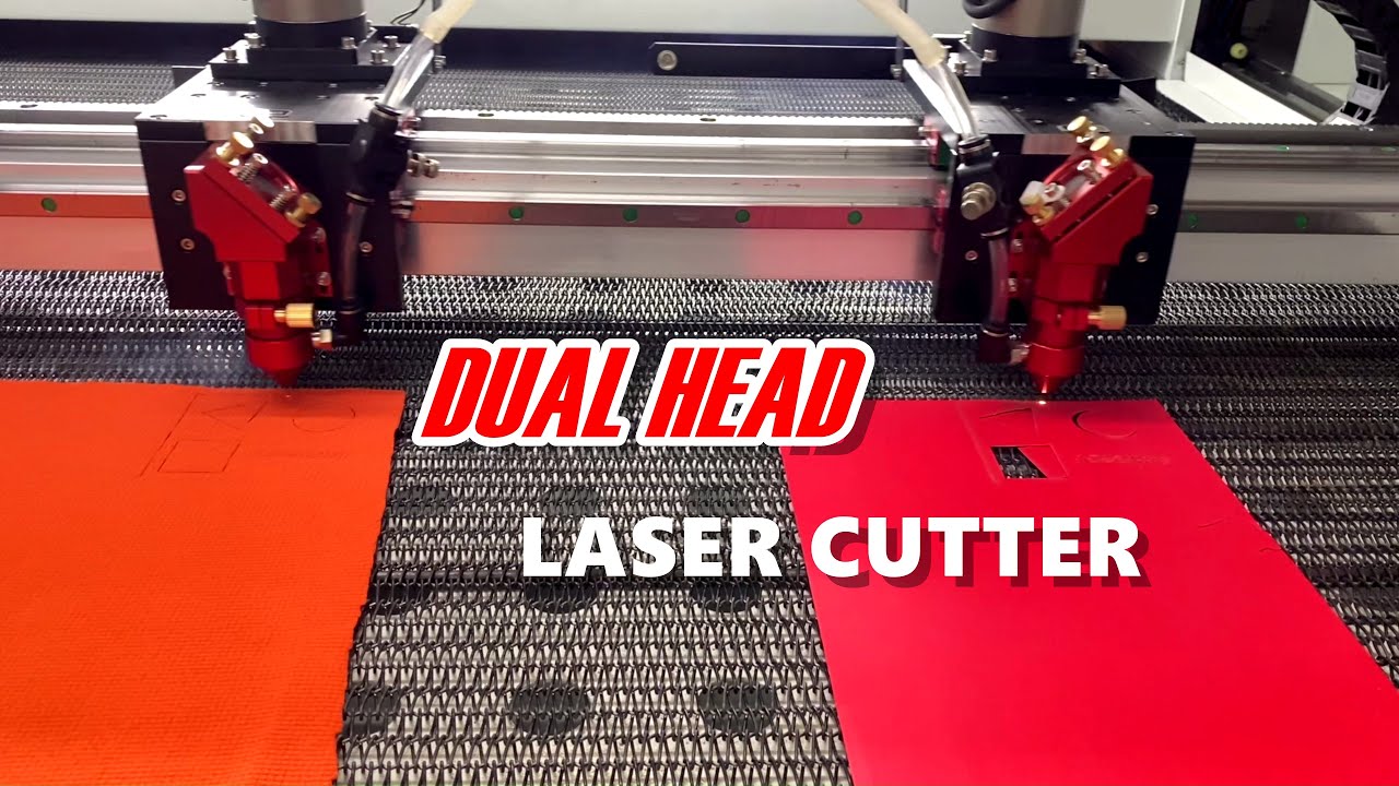 Dual Head Laser Cutter | CO2 Laser for Textile | RedShift Laser