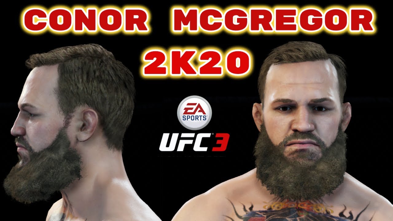 How to Create Conor McGregor 2K20 (CAF Formula) No Game Face !! Create a Fighter - EA Sports UFC 3
