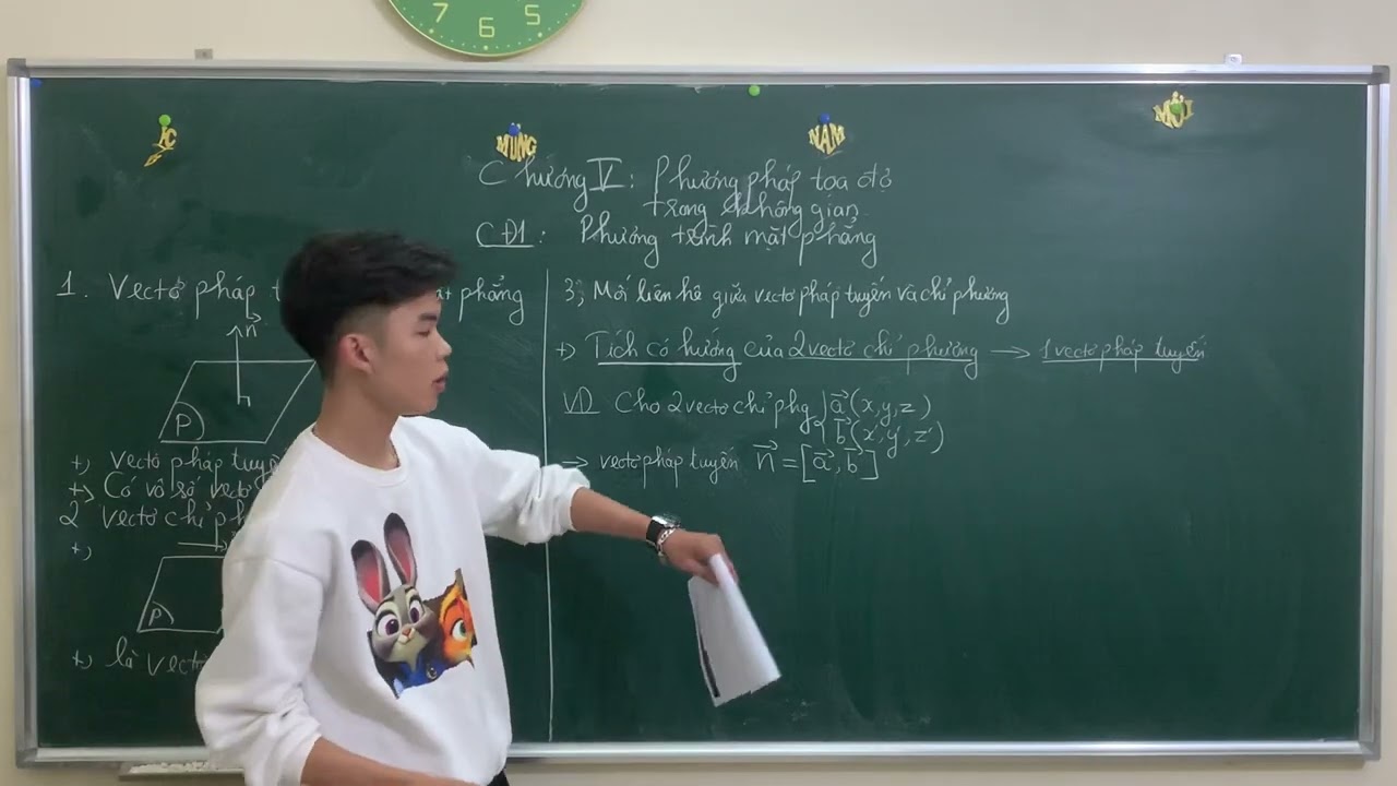 [TOÁN 12] Phương Trình Mặt Phẳng (SGK Mới) | Toán Thầy Thịnh