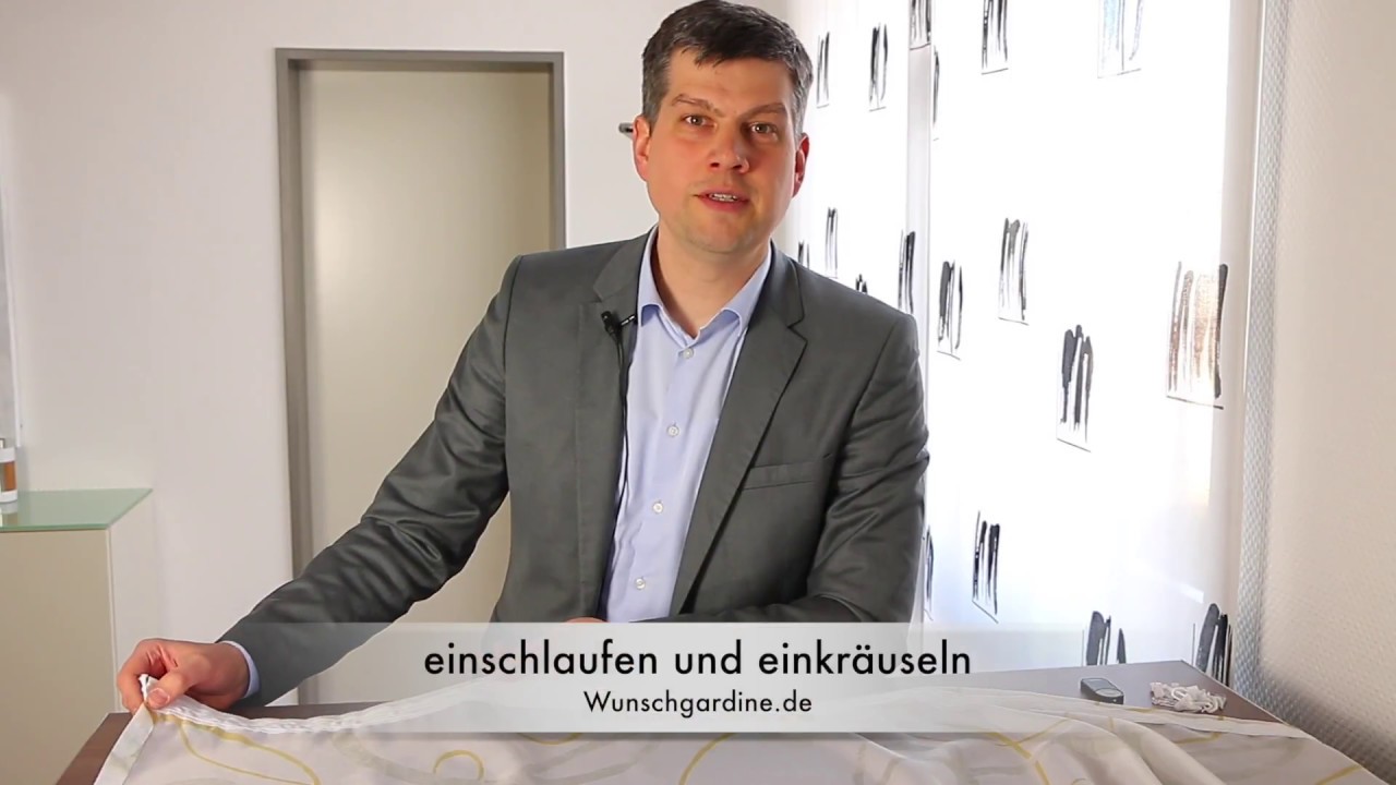 Gardinen und Vorh&auml;nge einschlaufen und einkr&auml;useln