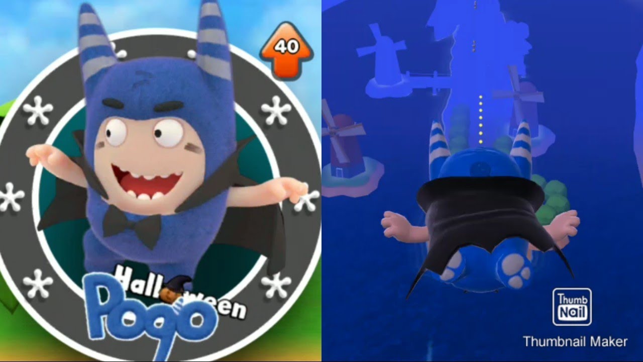 Oddbods Turbo Run - Halloween 🎃 Pogo Gameplay Android, iOS | Kick Tom