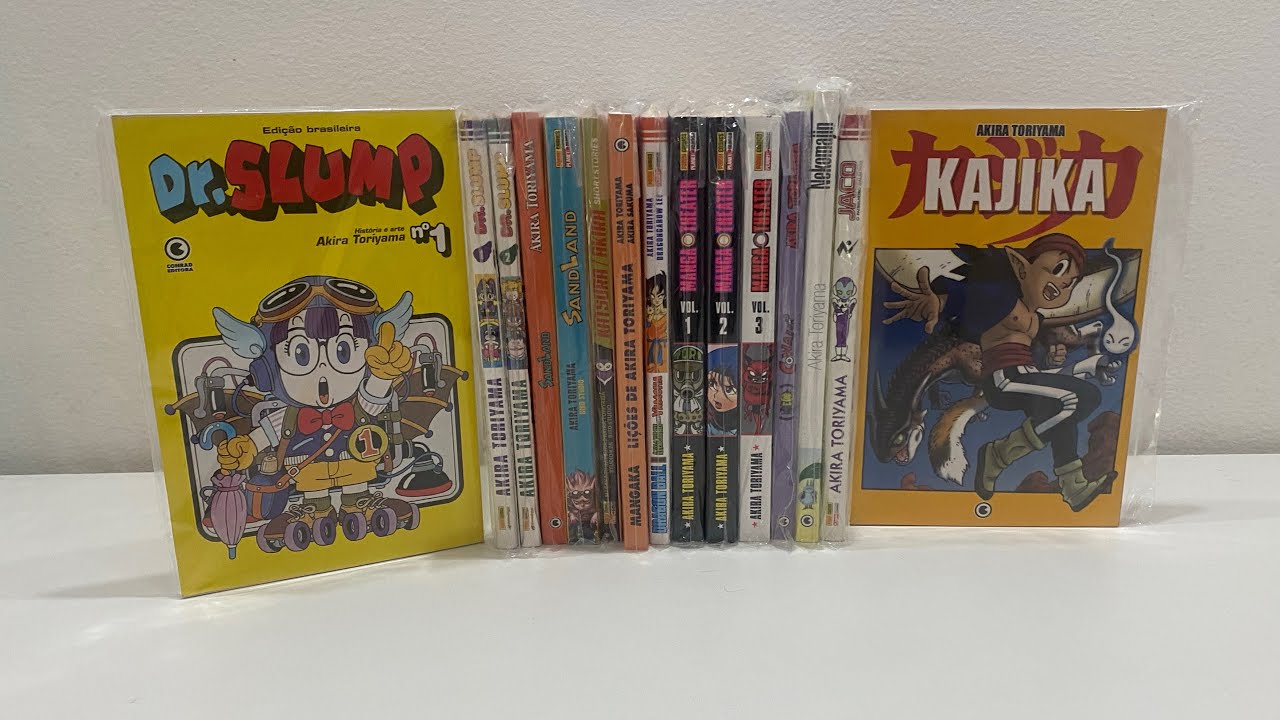 Minha coleção completa do Akira Toryama.