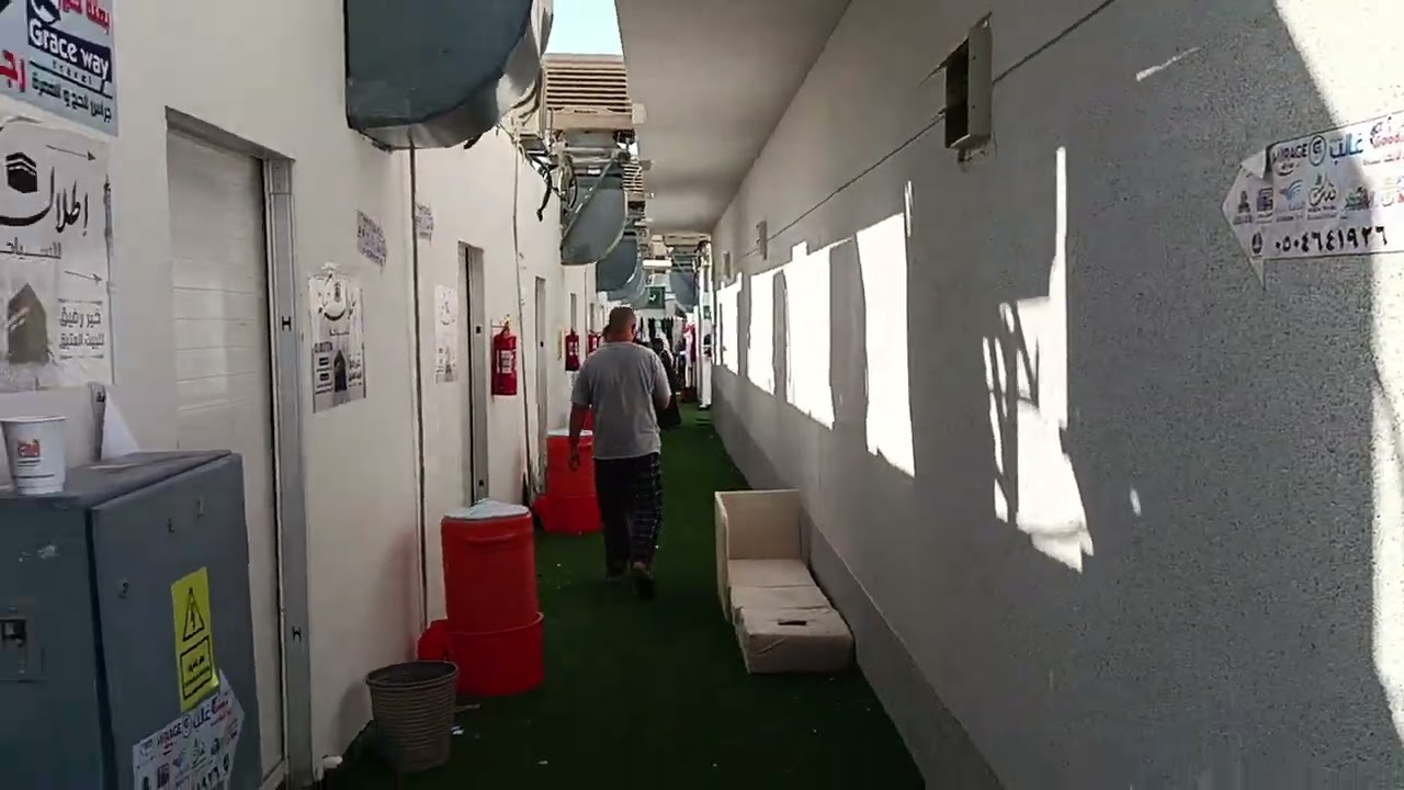 مشعر منى حج ١٤٤٦ه‍ من داخل مخيمات الطيران الاقتصادي