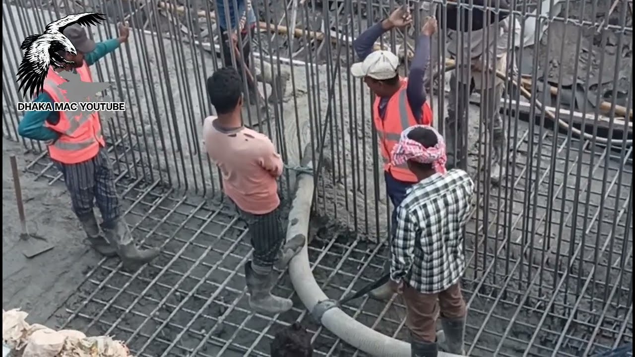 কী ওয়াল এর বেস ঢালাইয়ের ঢাকা ইনার সার্কুলার রিং রোড আট লেন কাজ l Kamrangirchar News 2026 l Key Wall