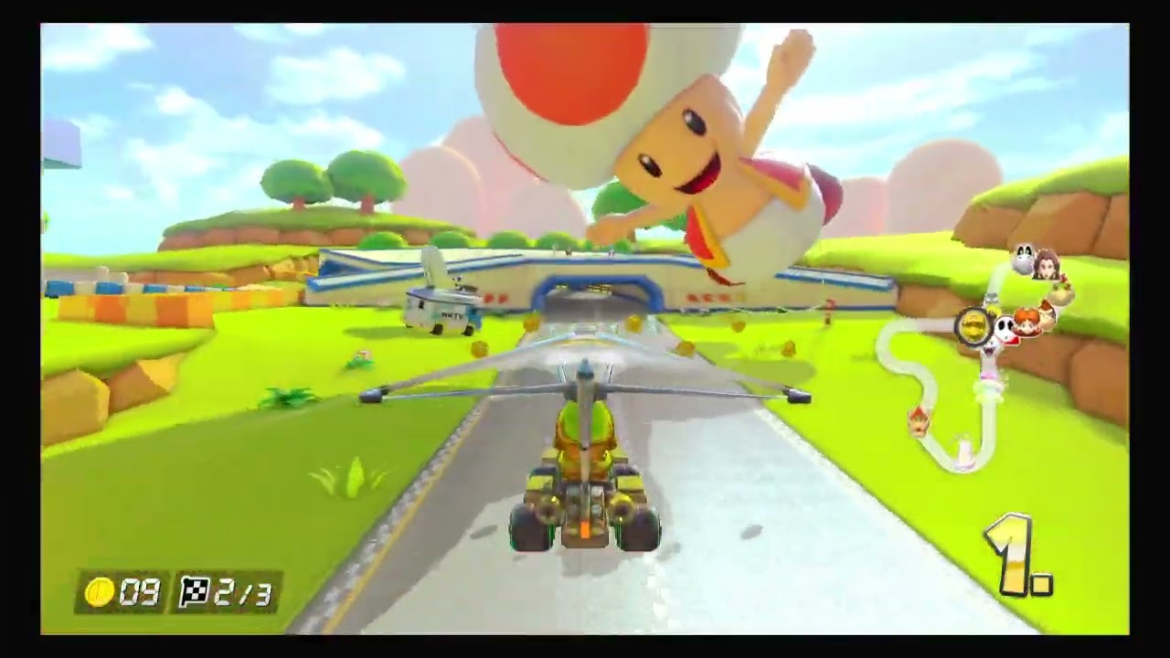 mario kart 8 playing