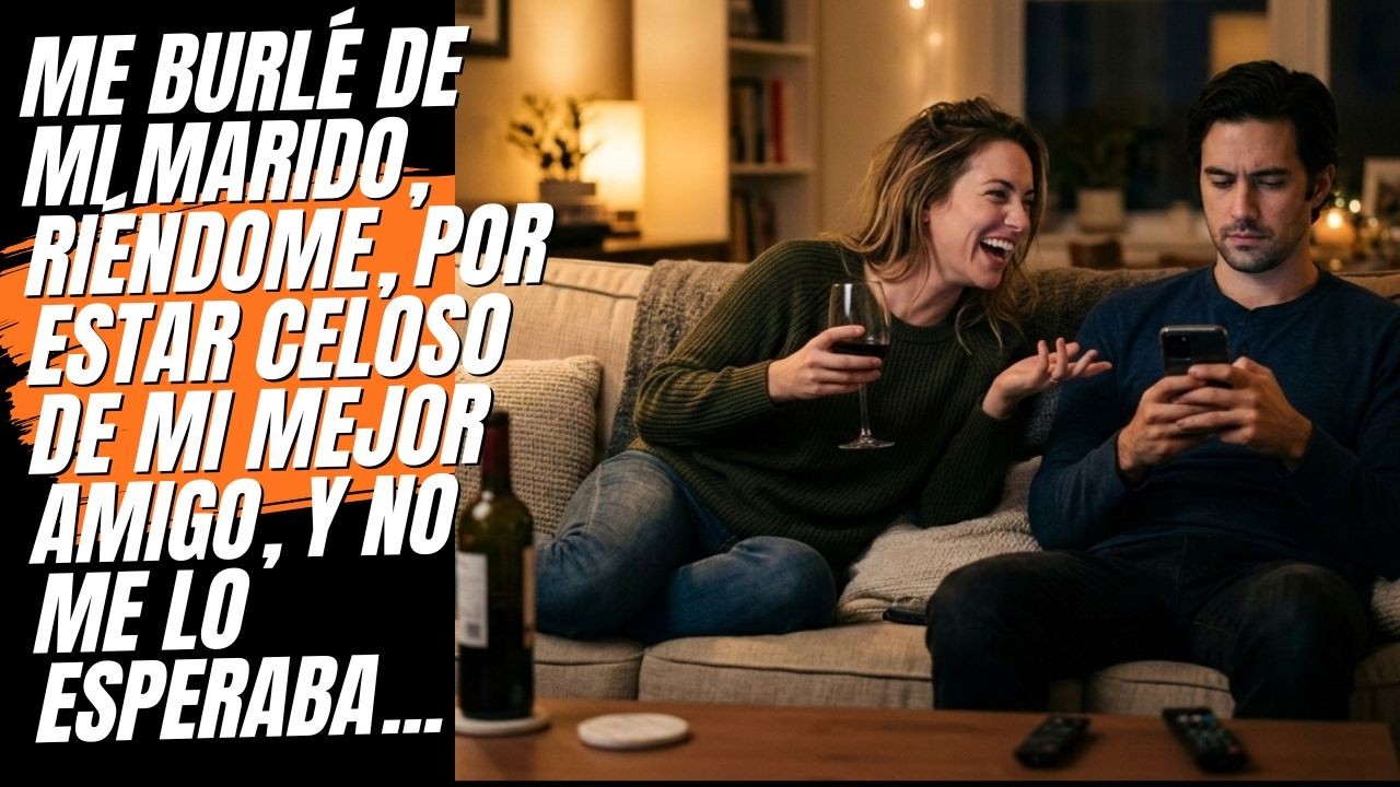 Bromeé sobre los celos de mi esposo hacia mi mejor amigo — Su reacción tranquila...