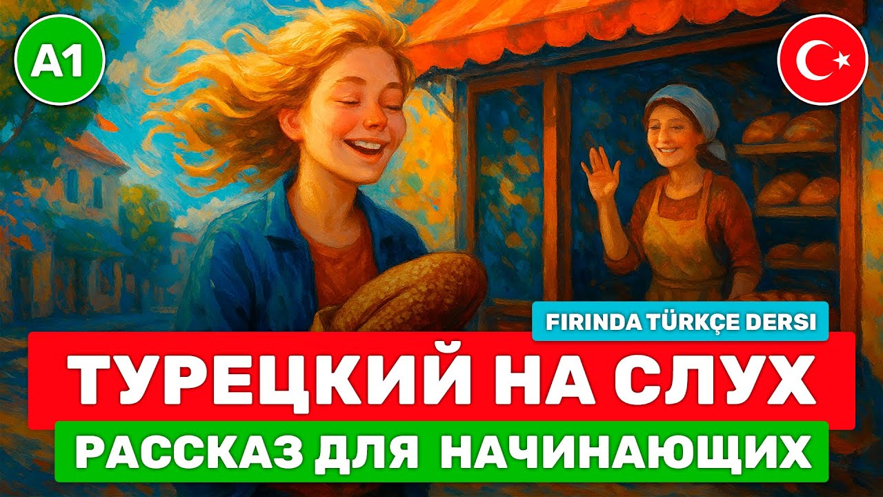 Изучайте турецкий через истории 🎧 Турецкий язык на слух с нуля без стресса 👩‍🍳 Fırında Türkçe Dersi