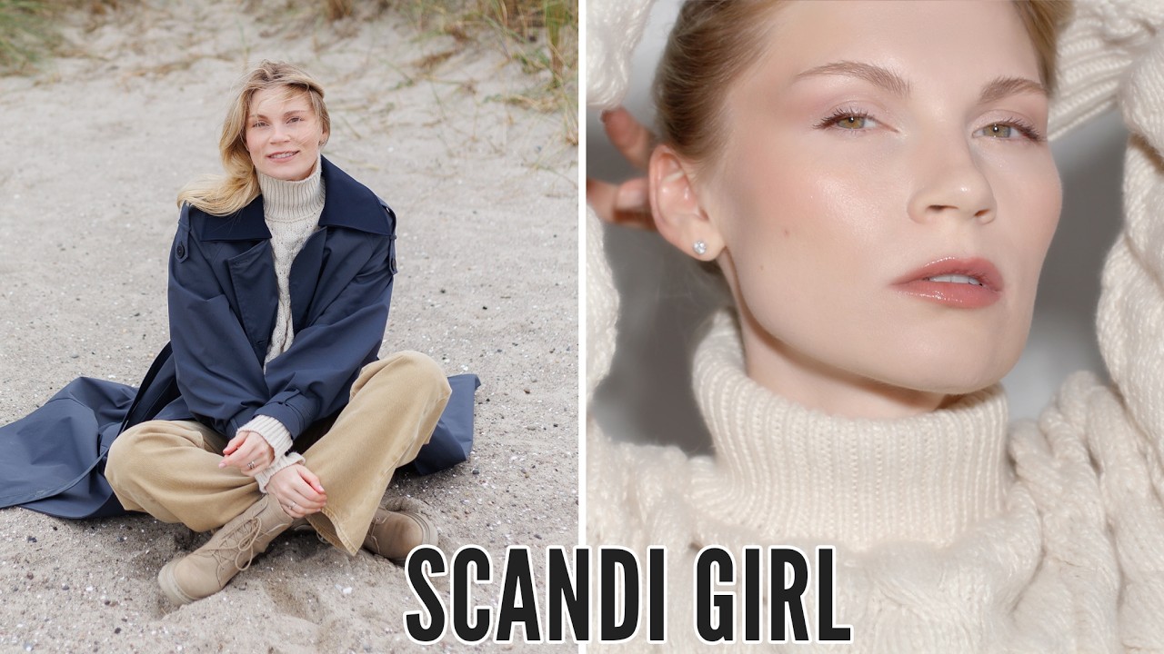 How to Get the Scandi Girl Look | Effortless Makeup & Soft Waves
