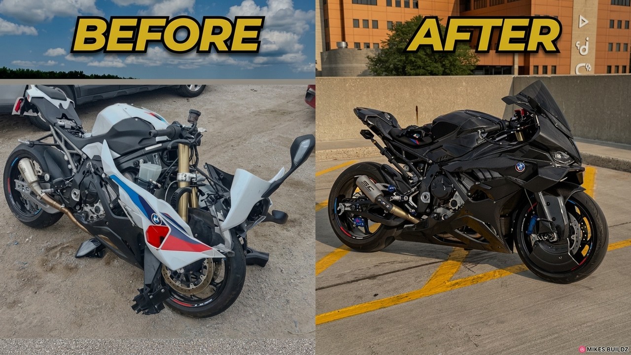 FULL BUILD: REBUILDING A CRASHED 2024 BMW S1000RR M