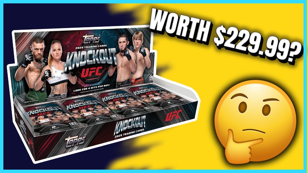 2025 Topps Knockout UFC Hobby Box RIP. Это худший продукт года?