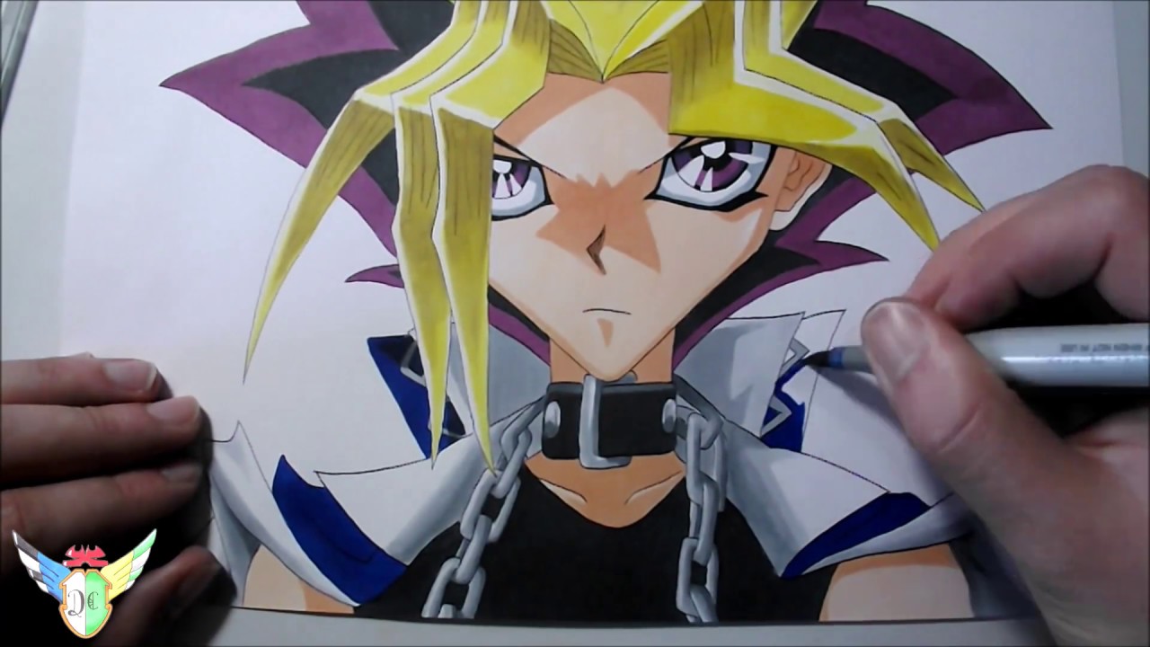 Speed draw Yami Yugi from Yu-Gi-Oh!