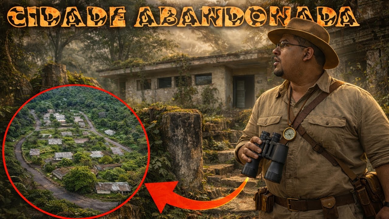 CIDADE ABANDONADA!! Saímos visitar a cidade fantasma no Paraná