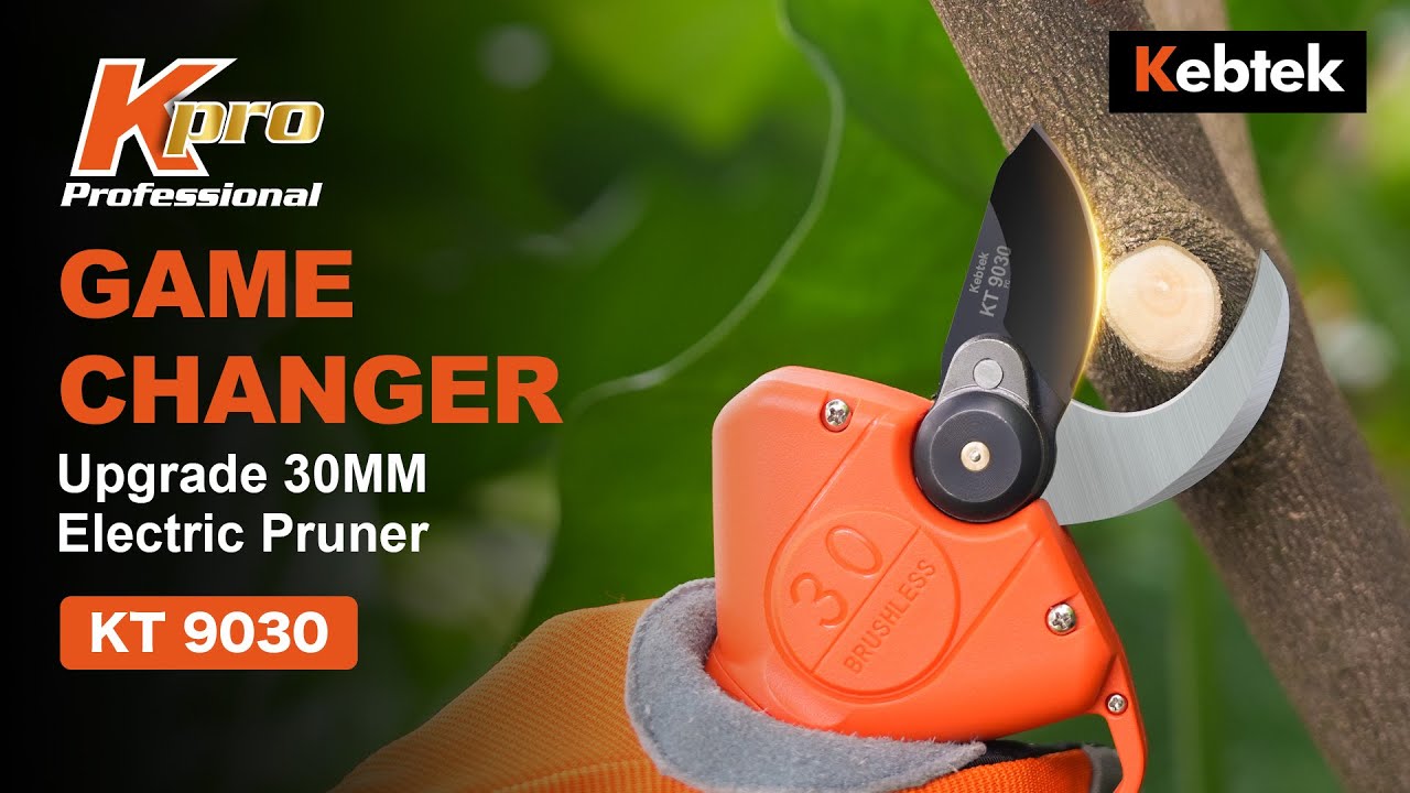 2025 New Model Kebtek 16.8V 30MM Electric Pruner KT9030#pruning #garden