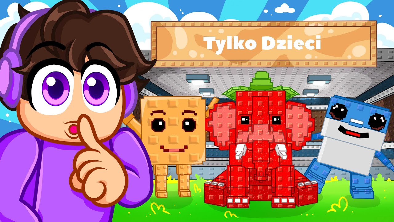 Wkradłem się na Serwer TYLKO DLA DZIECI w Steal a Brainrot!