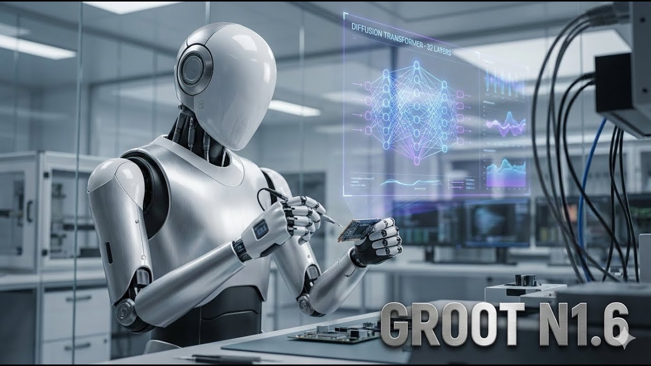 NVIDIA Isaac GR00T N1.6: Создание человекоподобных роботов-универсалов (полное объяснение)