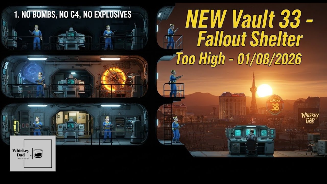 NEW Vault 33 - Fallout Shelter - Too High - 01/08/2026