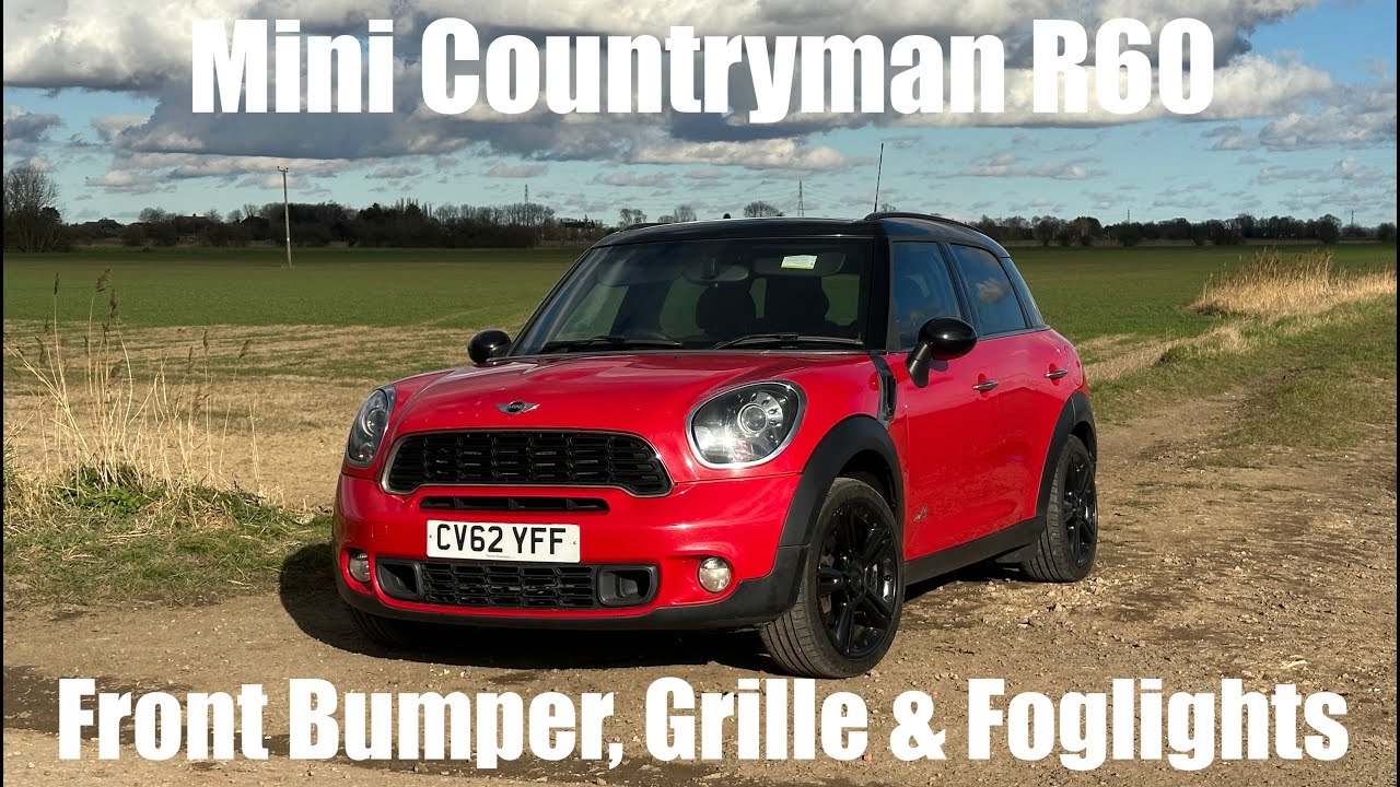 Front Bumper, Grille and Foglight Removal - Mini Countryman R60 - How To DIY