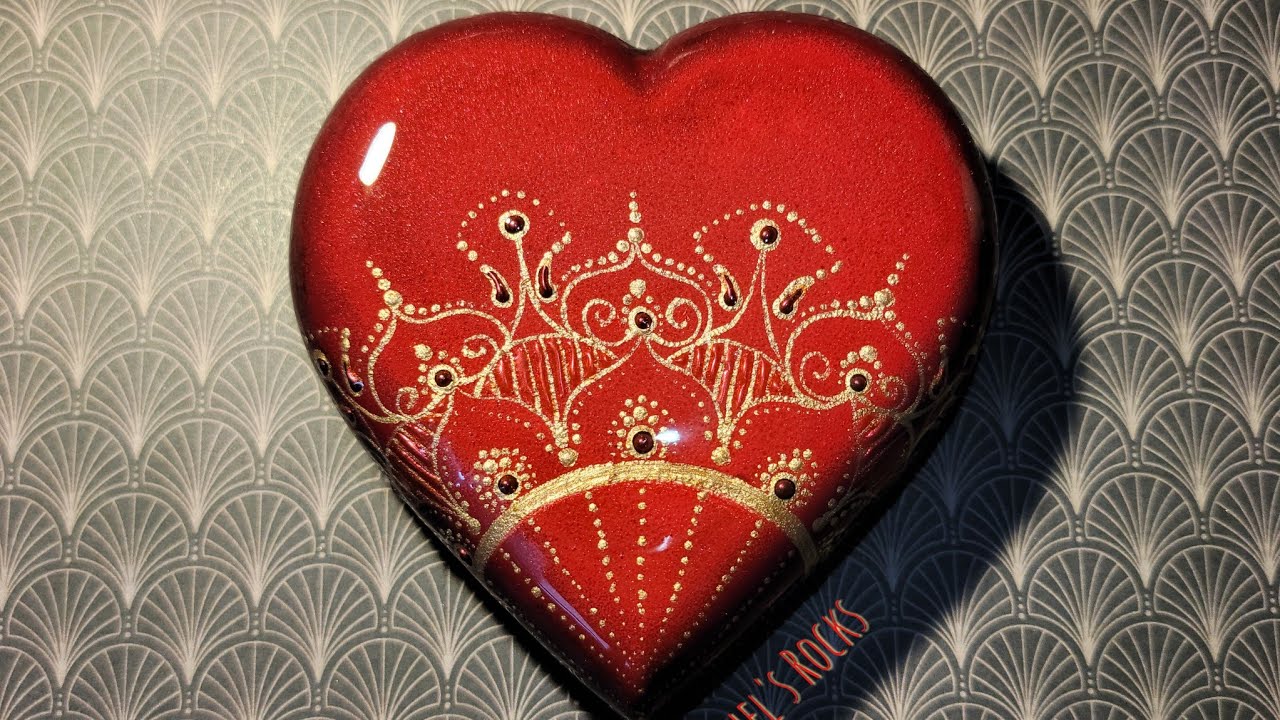Red Heart Mandala