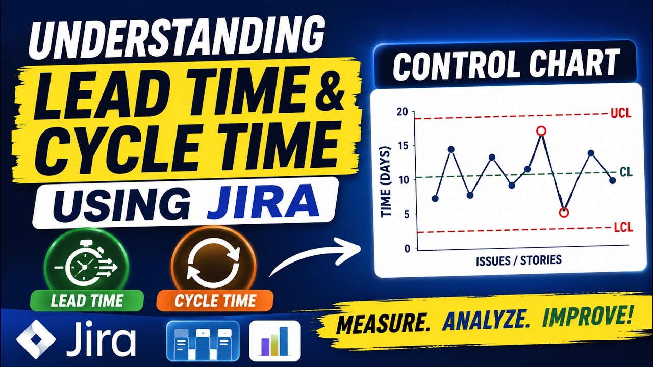 Understanding Lead Time & Cycle Time Using JIRA Control Chart |Lead Time| Cycle Time | Control Chart