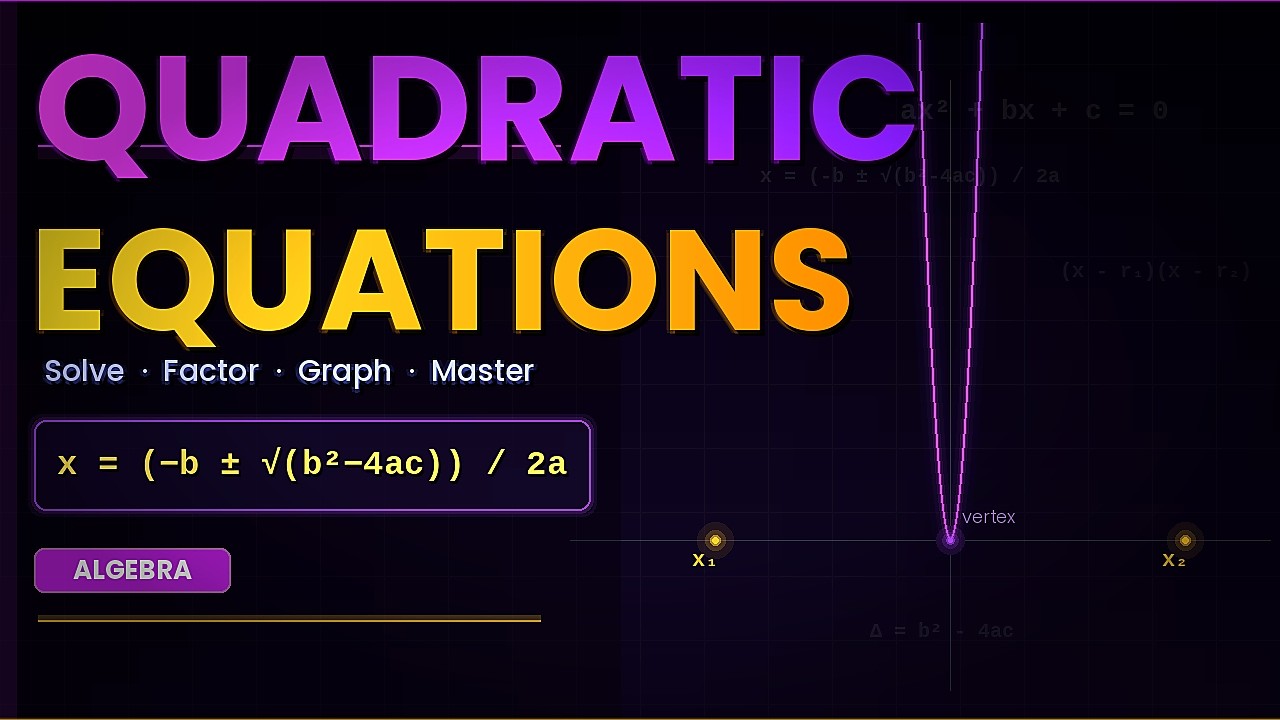 🎯 SOLVING QUADRATIC EQUATIONS BY FACTORISATION | Step-by-Step for Beginners & Exam Students!